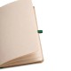 Caderneta Sem Pauta 14X21cm Bege/Verde Personalizada