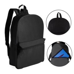 Mochila em Polyester 600D 12L Preta Personalizado