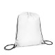 Mochila Sacola em Nylon 190D Branca 42X32cm Personalizado