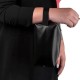 Necessaire com Alça em Material Sintético Preta Personalizado