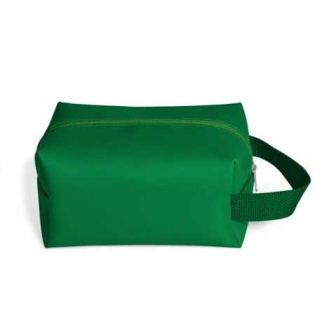Necessaire com Alça em Material Sintético Verde Personalizado