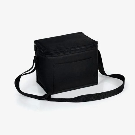 Bolsa Térmica Preta 4L 20X15X16cm Não Impermeável Personalizado