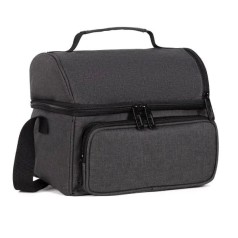 Bolsa Térmica em Rpet Cinza Escuro 10L Personalizado