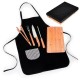 Kit para Churrasco em Bambu / Madeira / Inox com Avental 6 Pçs Personalizado