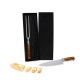 Conjunto para Churrasco Premium em Bambu / Madeira / Inox 4 Pçs Personalizado
