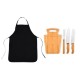 Conjunto para Churrasco com Avental 5 Pçs Personalizado