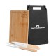 Conjunto para Churrasco em Bambu / Inox / Madeira 3 Pçs, Personalizado