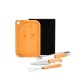 Conjunto para Churrasco em Bambu / Inox / Madeira 4 Pçs Personalizado