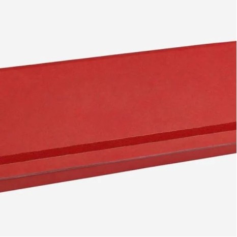 Conjunto de Garfo e Faca Inox / Madeira / Bambu com Estojo Vermelho 3 Pçs Personalizado