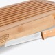 Migalheira em Bambu com Faca Verona 2 Pçs Personalizado