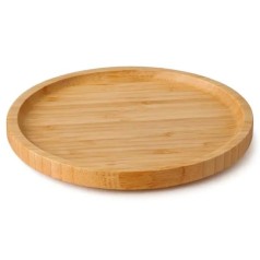 Petisqueira em Bambu Redonda 20X1,9cm Personalizado