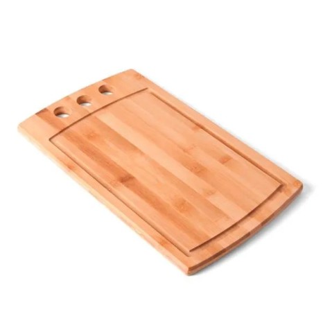 Tábua para Churrasco em Bambu Supreme 3 Furos Personalizado