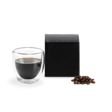Copo em Vidro Parede Dupla 250 Ml Personalizado