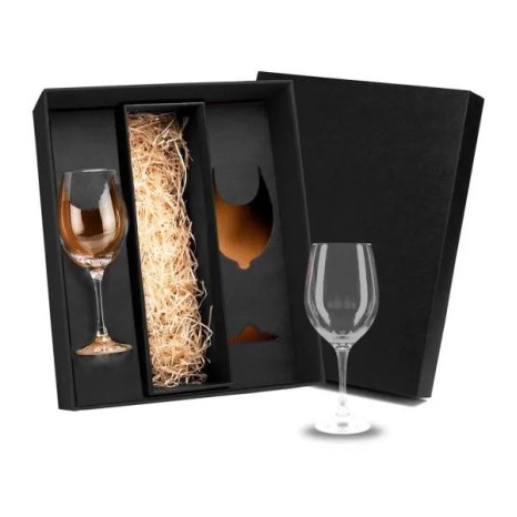 Jogo de Taças de Vidro para Vinho 490 Ml 2 Pçs Personalizado