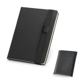 Caderno A5 Capa Dura em Couro Sintético Personalizado