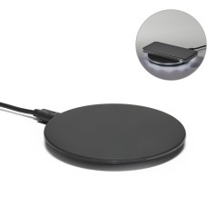 Carregador Por Indução (Wireless) Super-Rápido em Abs 15W para Brinde Corporativo