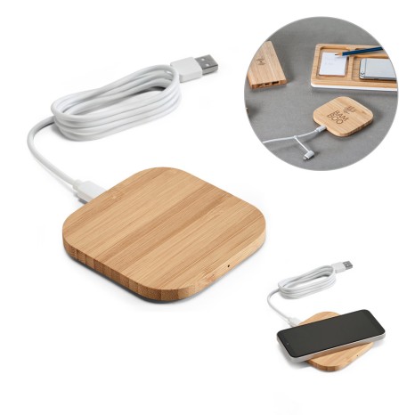 Carregador Wireless com Logo Personalizado
