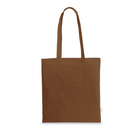 Sacola em 70% Algodão Reciclado e 30% Poliéster Reciclado (180 G/M²) Sem Tingimento Promocional