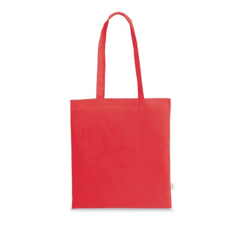 Sacola em 70% Algodão Reciclado e 30% Poliéster Reciclado (180 G/M²) Sem Tingimento Promocional