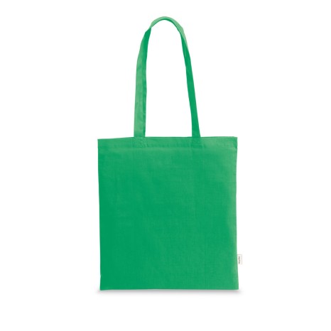 Sacola em 70% Algodão Reciclado e 30% Poliéster Reciclado (180 G/M²) Sem Tingimento Promocional
