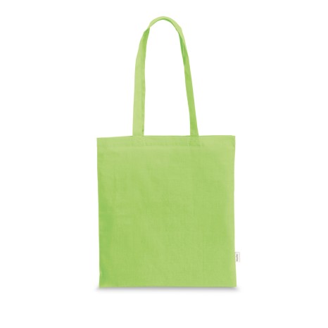 Sacola em 70% Algodão Reciclado e 30% Poliéster Reciclado (180 G/M²) Sem Tingimento Promocional