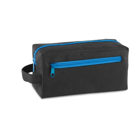 Necessaire Nylon com Pega e Bolso Frontal