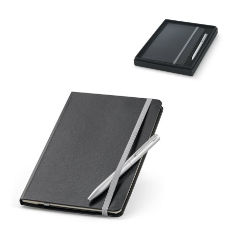 Kit Caderno A5 com Caneta de Alumínio Personalizado
