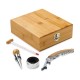 Kit para Vinho com Caixa de Madeira Personalizado