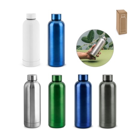 Garrafa Squeeze Inox 550Ml Personalizada