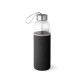 Squeeze de Vidro com Tampa de Aço Inox Personalizado