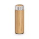 Garrafa Térmica Bambu e Aço Inox Personalizada