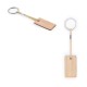Chaveiro Retangular em Bambu Personalizado