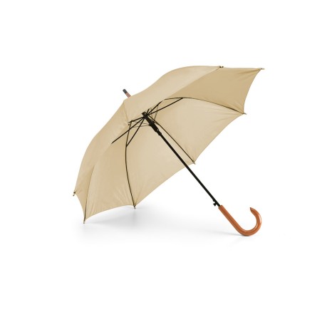 Guarda Chuva 100 cm Automático com Cabo de Madeira