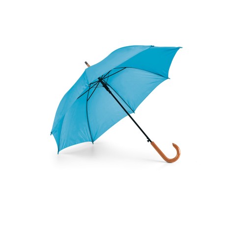 Guarda Chuva 100 cm Automático com Cabo de Madeira