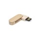 PEN DRIVE MADEIRA OVAL 4 GB GIRATÓRIO para empresas