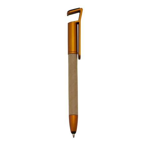 Caneta Ecológica Base para Celular com Logotipo