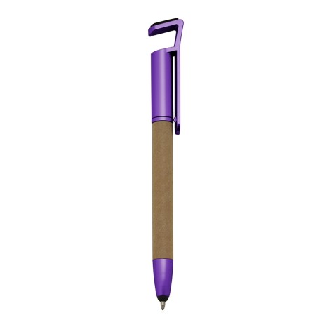 Caneta Ecológica Base para Celular com Logotipo