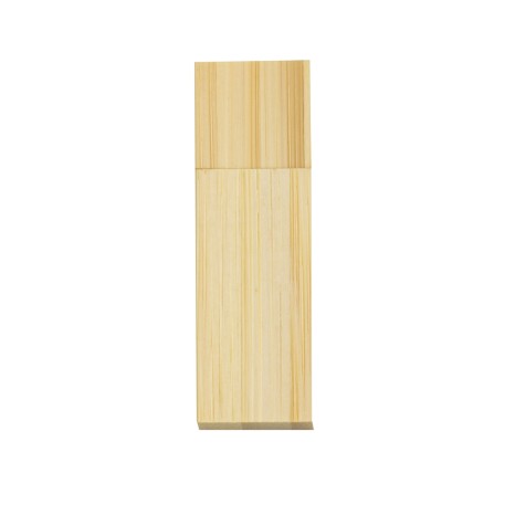 PEN DRIVE BAMBU 8 GB  COM TAMPA com logotipo