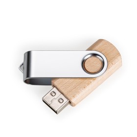 PEN DRIVE ECOLÓGICO GIRATÓRIO 4GB com sua marca