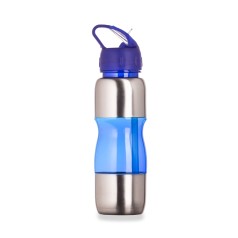Squeeze Plástico com Metal 600Ml com Logotipo