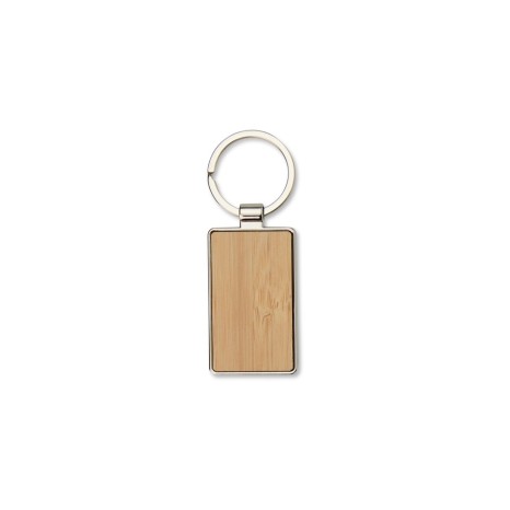 Chaveiro Metal Bambu com Logotipo