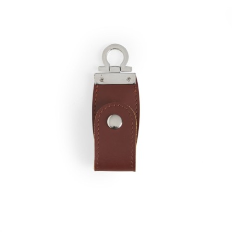 PEN DRIVE COURO 4 GB Brindes