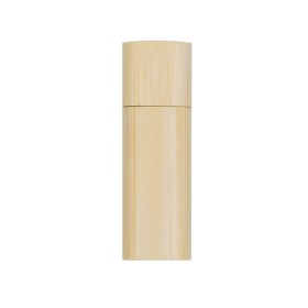 PEN DRIVE BAMBU REDONDO 4 GB  COM TAMPA para brinde corporativo