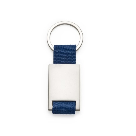 CHAVEIRO DE METAL C/ NYLON com sua marca