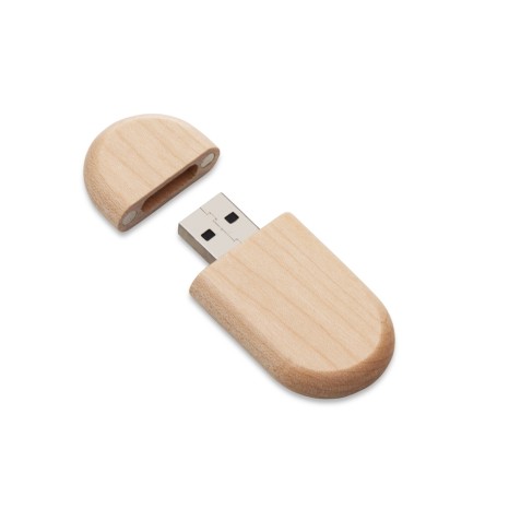 PEN DRIVE ECOLÓGICO OVAL Brindes