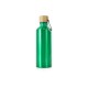 Garrafa Alumínio 500Ml Tampa Bambu com Logotipo