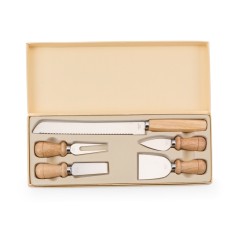 KIT TALHERES P/ QUEIJO C/ 5 PEÇAS Personalizado