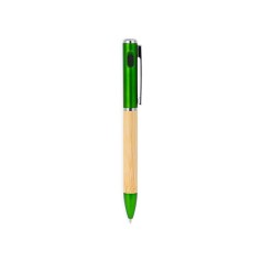 CANETA BAMBU COM LANTERNA para brinde corporativo