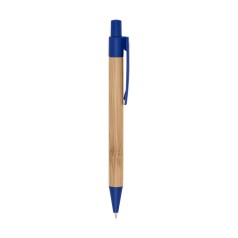 Caneta Bambu C Detalhes Plásticos para Brinde