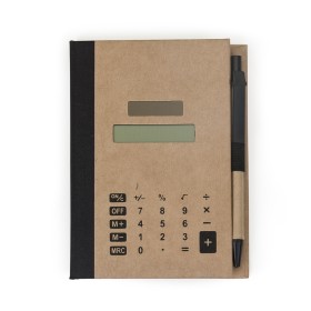 Bloco de Anotações com Autoadesivos e Calculadora com Logotipo